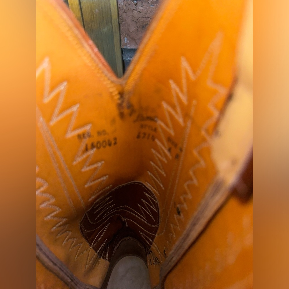 Vintage Tony Lama Wing tip boots - Picture 13 of 14